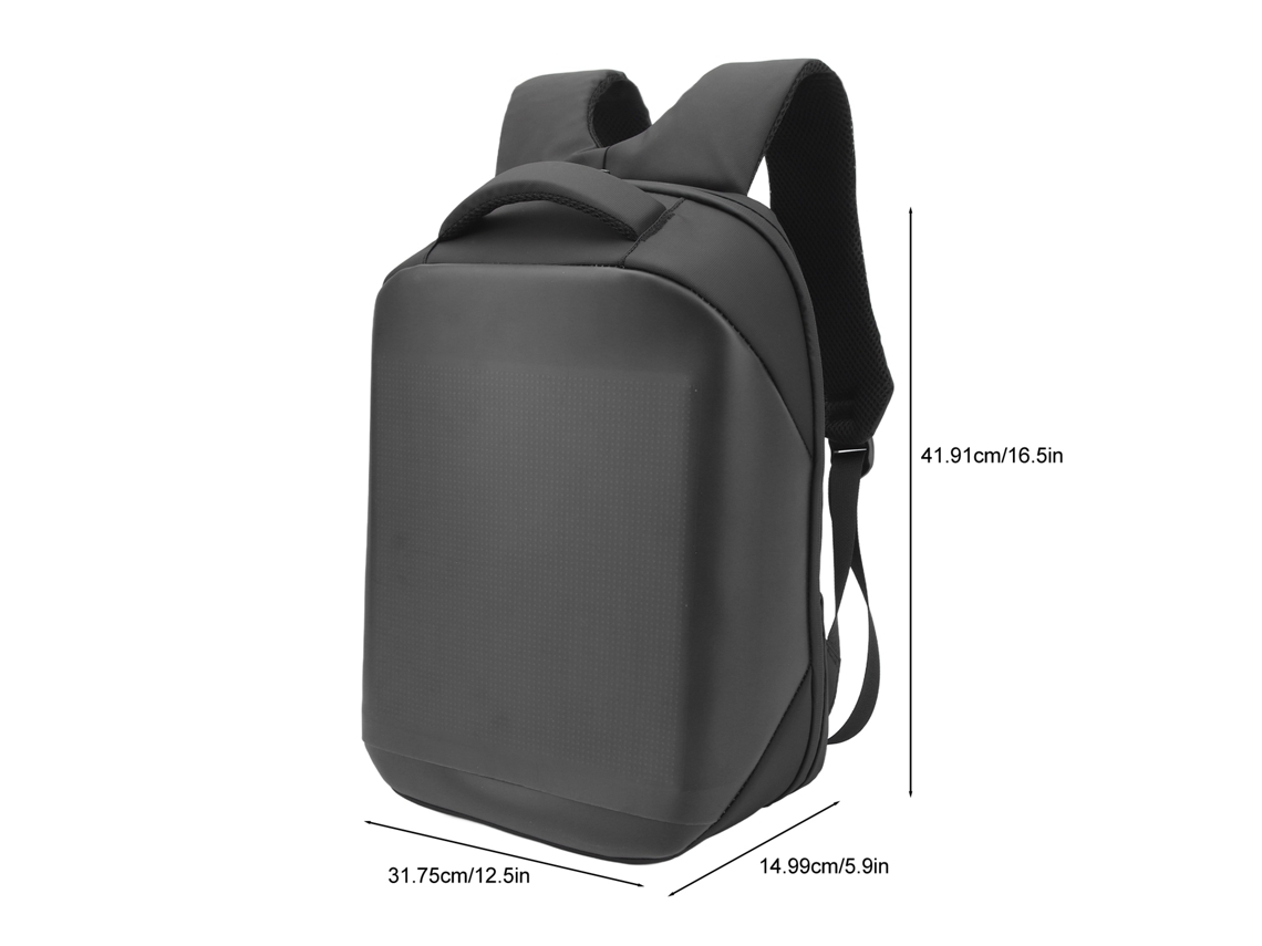 Mochila Led Com Bluetooth Programável E Resistente À Água