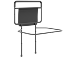 Grade de proteção para cama de adulto, barra de apoio ajustável com bolso de armazenamento, 71x61x86 (104 cm), cinza BTFORUS