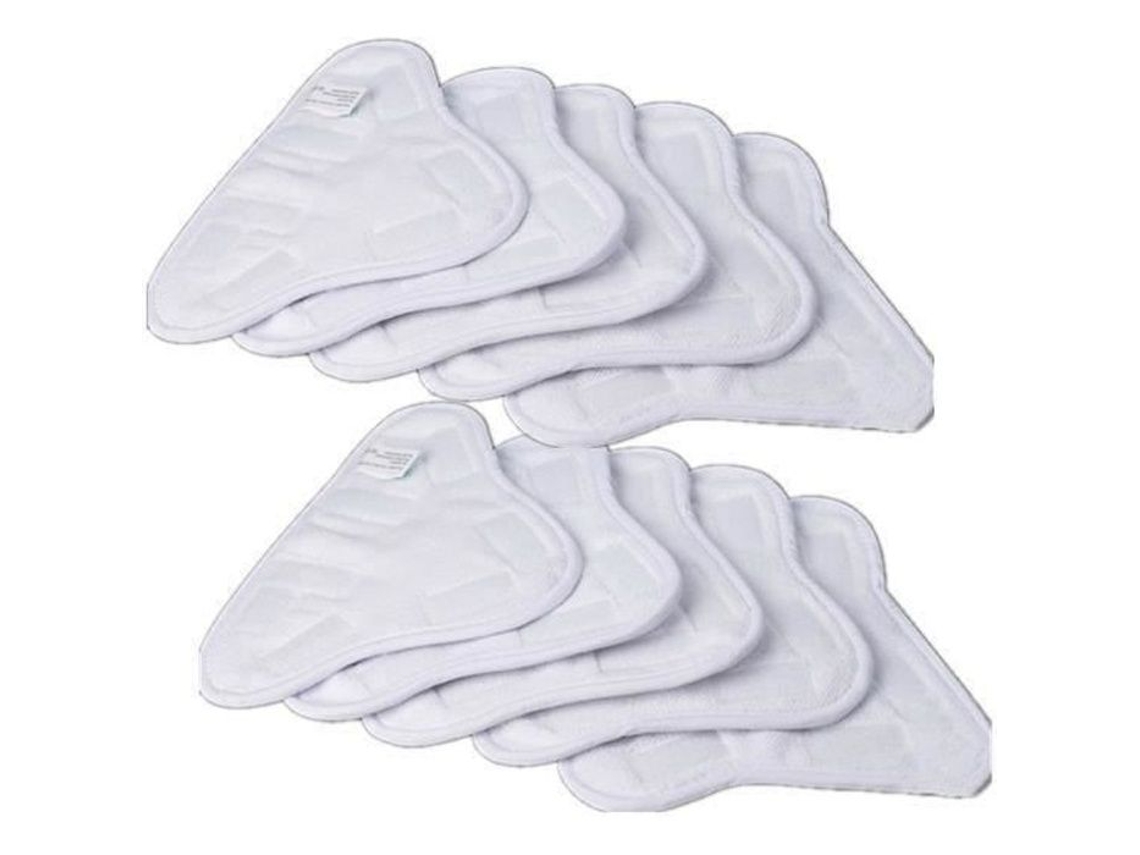 Panos de Microfibra, Pacote com 10 Unidades, Alta Qualidade, Limpeza Eficaz, Compatível com o Esfregão H2o Mop X5 BRILVIBERA ()