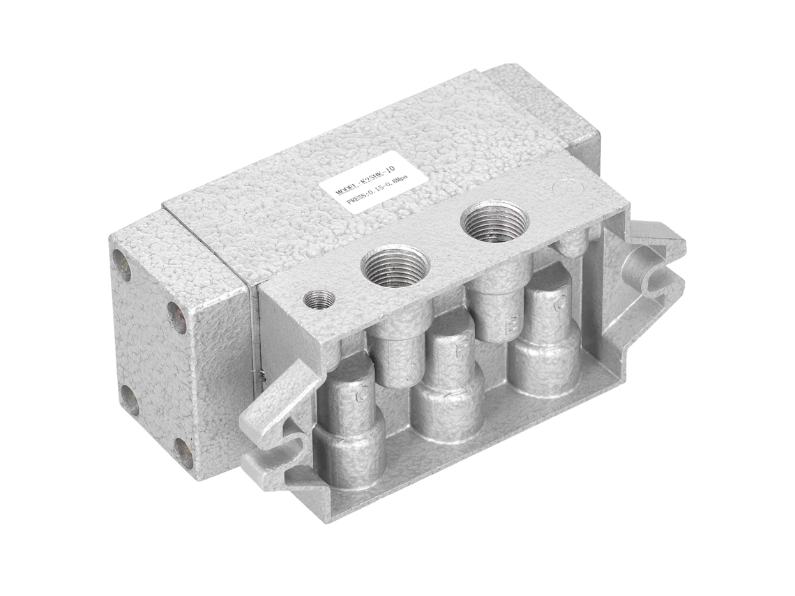 Válvula Solenoide De 2 Posições E 5 Vias Laxiscreed Para Controlo Pneumático Industrial