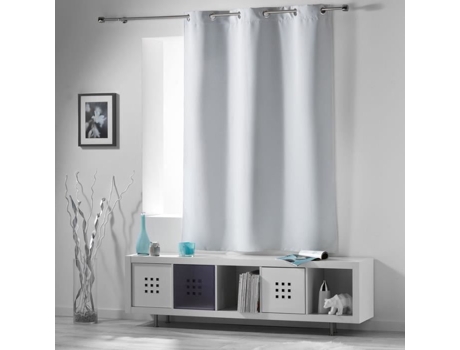 Cortina Blackout 140 X Alt.180 Cm Branco Liso EMINZA