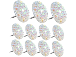 60 Peças De Tachinhas Decorativas Com Strass Para Fotos