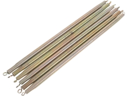 Conjunto De 6 Molas Tensão Metálicas Com Estrutura Tubular Curvada Para Gavetas E Portões Jardim, Com Fechamento