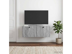 Vidaxl Gabinete De Tv De Parede Sonoma Cinzento 78,5 X 41 X 30 Cm
