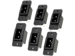 Conjunto de 250 acessórios IEC 60320 C12, plugues e tomadas CHABERLU