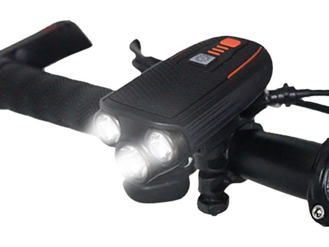 Faróis De Bicicleta Inteligentes Com Sensor Luz, Carregamento Usb,