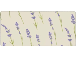 Mousepad Pequeno e Grande na Cor Lavanda para Computador, com Base de Borracha Antiderrapante, 40 X 90 Cm