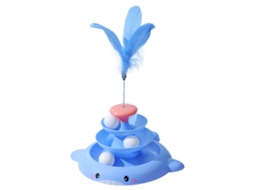 Brinquedo giratório para gatos com 3 níveis