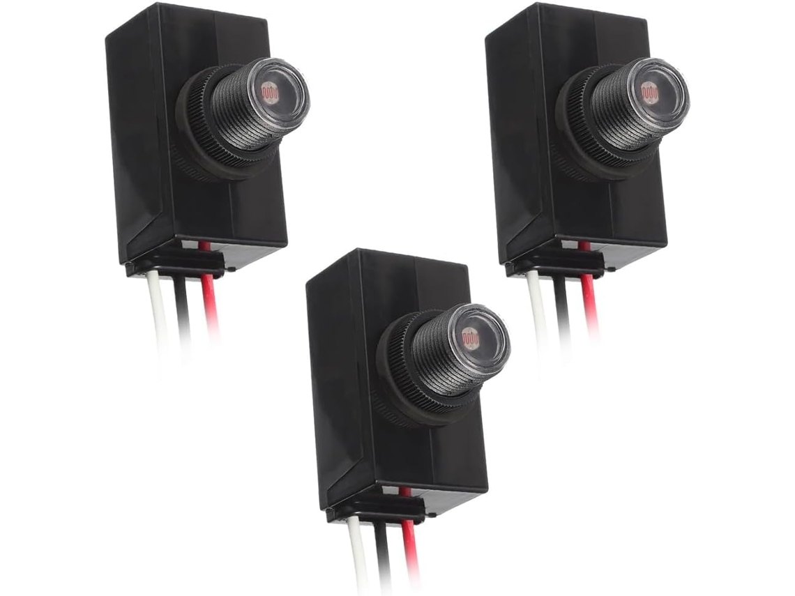 Sensor Crepuscular Para Iluminação Externa, Interruptor Com Sensor De Luz