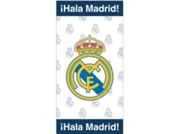 Toalha De Microfibra Do Real Madrid Com Escudos, 140x70 Cm 87239