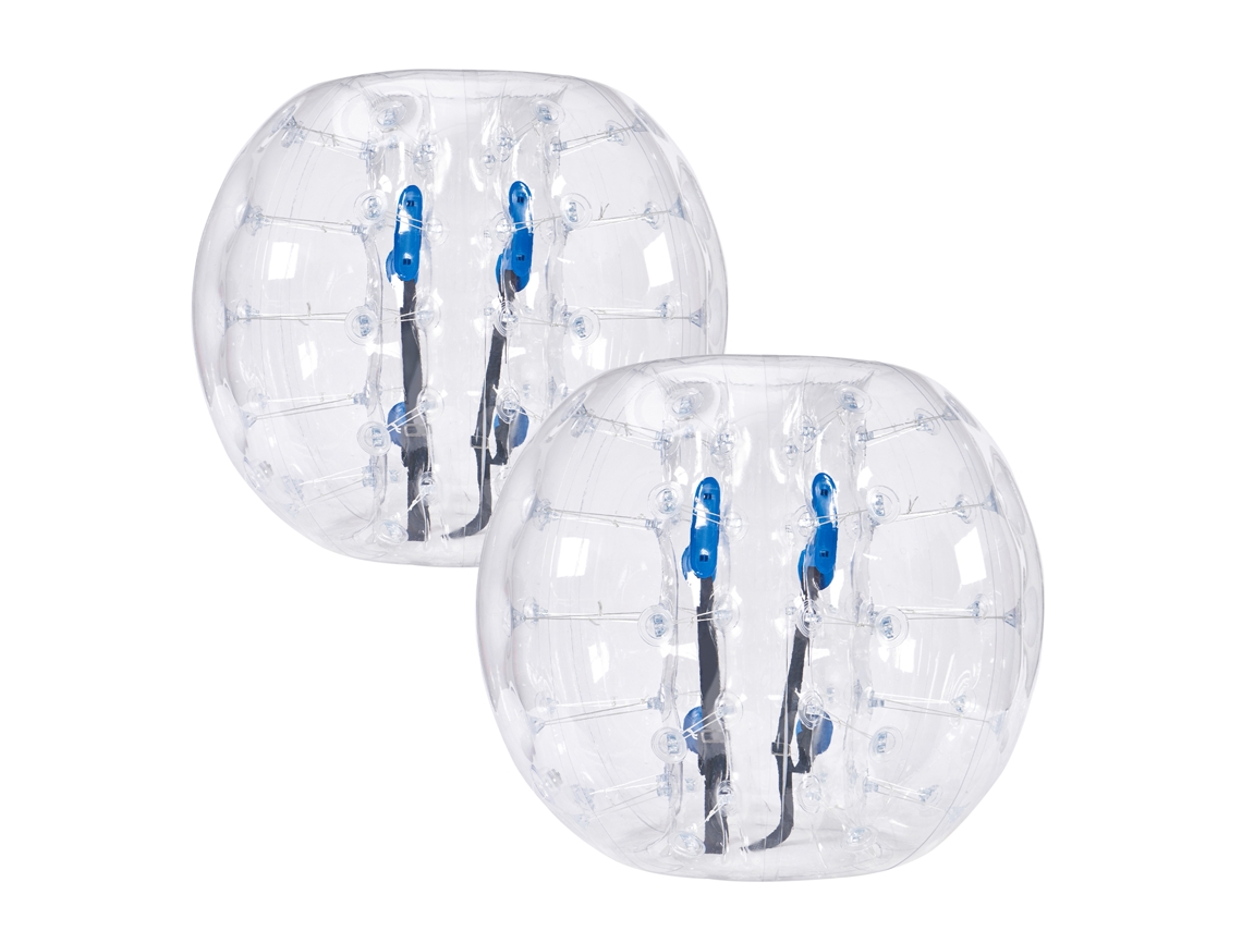 Bolas De Pára Succebuy Choque Infláveis, Pacote Com 2 Bolas Zorb De 4 Pés Para Hamster Humano