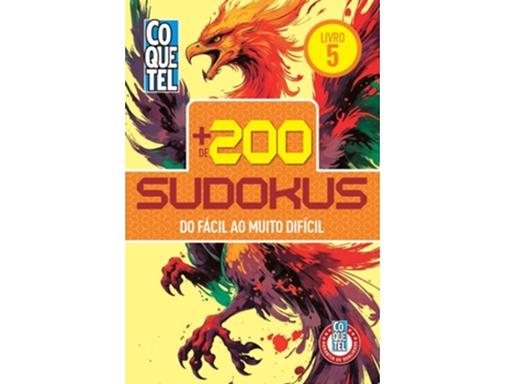 Livro Mais De 200 Sodoku - Facil Ao Muito Dificil - Livro 5 - Coquetel De Diversos (português Do Brasil)