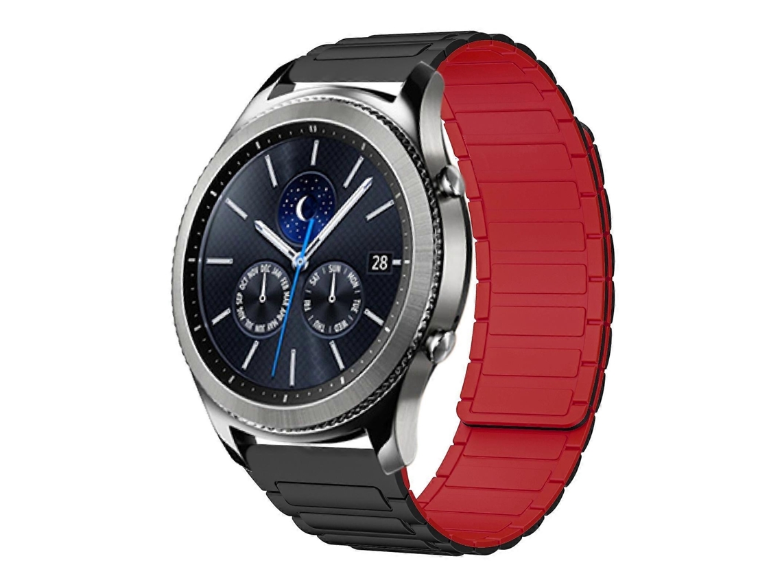 Pulseira De Silicone Magnética Em Formato De I De 22 Mm