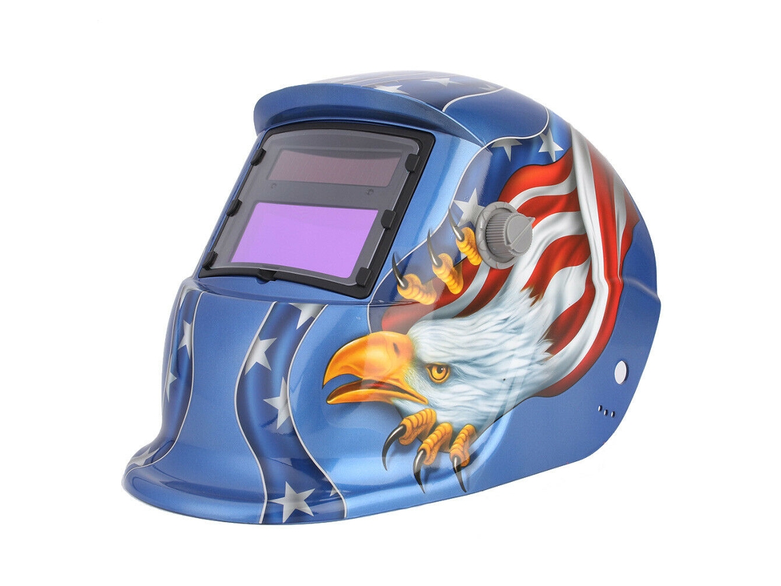 Capacete de Solda com Escurecimento Automático Solar Máscara de Solda Protectora para Soldadores