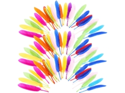 Lote Com 200 Peças De Plumas Coloridas Para Artesanato, Decoração De Roupas E Penteados (faça Você Mesmo).