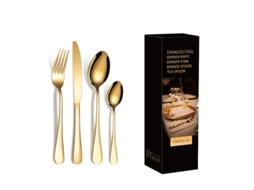 Conjunto De 24 Peças - Dourado