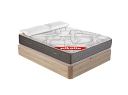 Pack PIKOLIN Sommier Natural + Colchão Molas Ensacadas Saturn + Almofada Grátis (135 x 190 - 64 Cm de Altura)