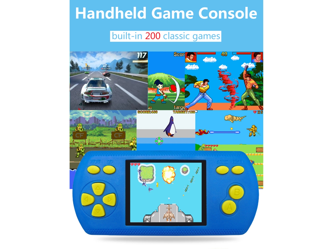 Console de Jogos Portátil LAXISCREED 200 Jogos Clássicos
