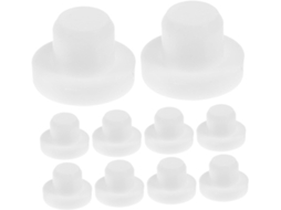Eringogo Conjunto De 10-rolhas Silicone Reutilizáveis, Duráveis E Compactas, Para Garrafas E Potes De Sal Pimenta