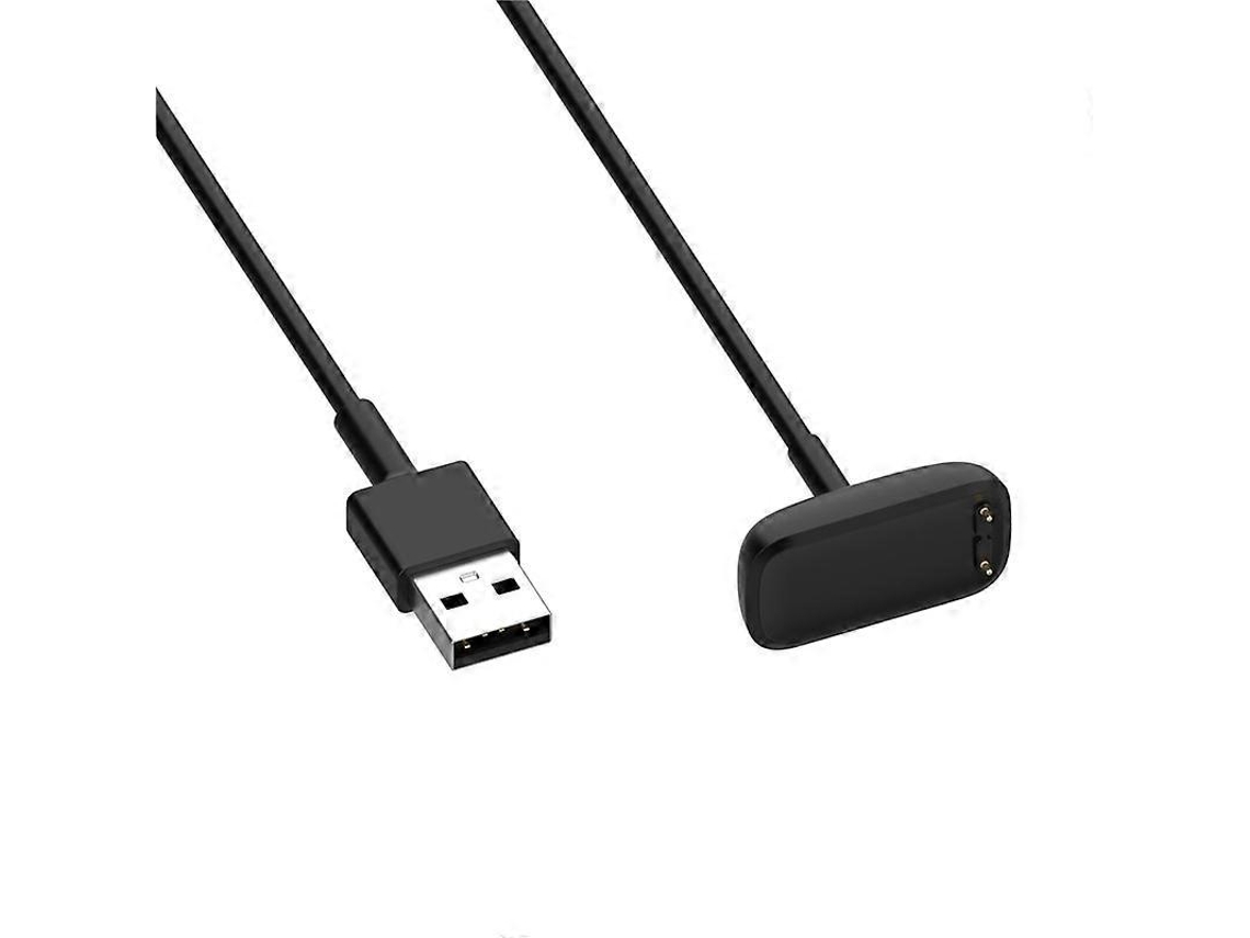 Carregador magnético portátil com cabo de carregamento USB para Fitbit Luxe Smart Watch LY Ebike (comprimento do cabo: 50 cm)