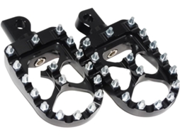 Apoios para os Pés do Motociclista Pedais de Freio e Motocicleta Dentes Substituíveis Aço Inoxidável: