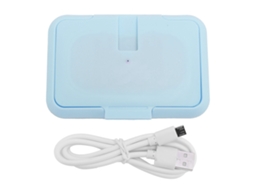 Mali aquecedor de Toalhas Umedecidas Bebê Usb Portátil com Temperatura Constante Azul Claro