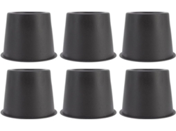 Conjunto De 6 Pés Elevadores Antivibração Para Móveis – 7,6 Cm (3