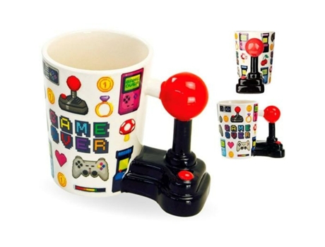 Caneca de Cerâmica Itotal Game Over Cerâmica Multicolor
