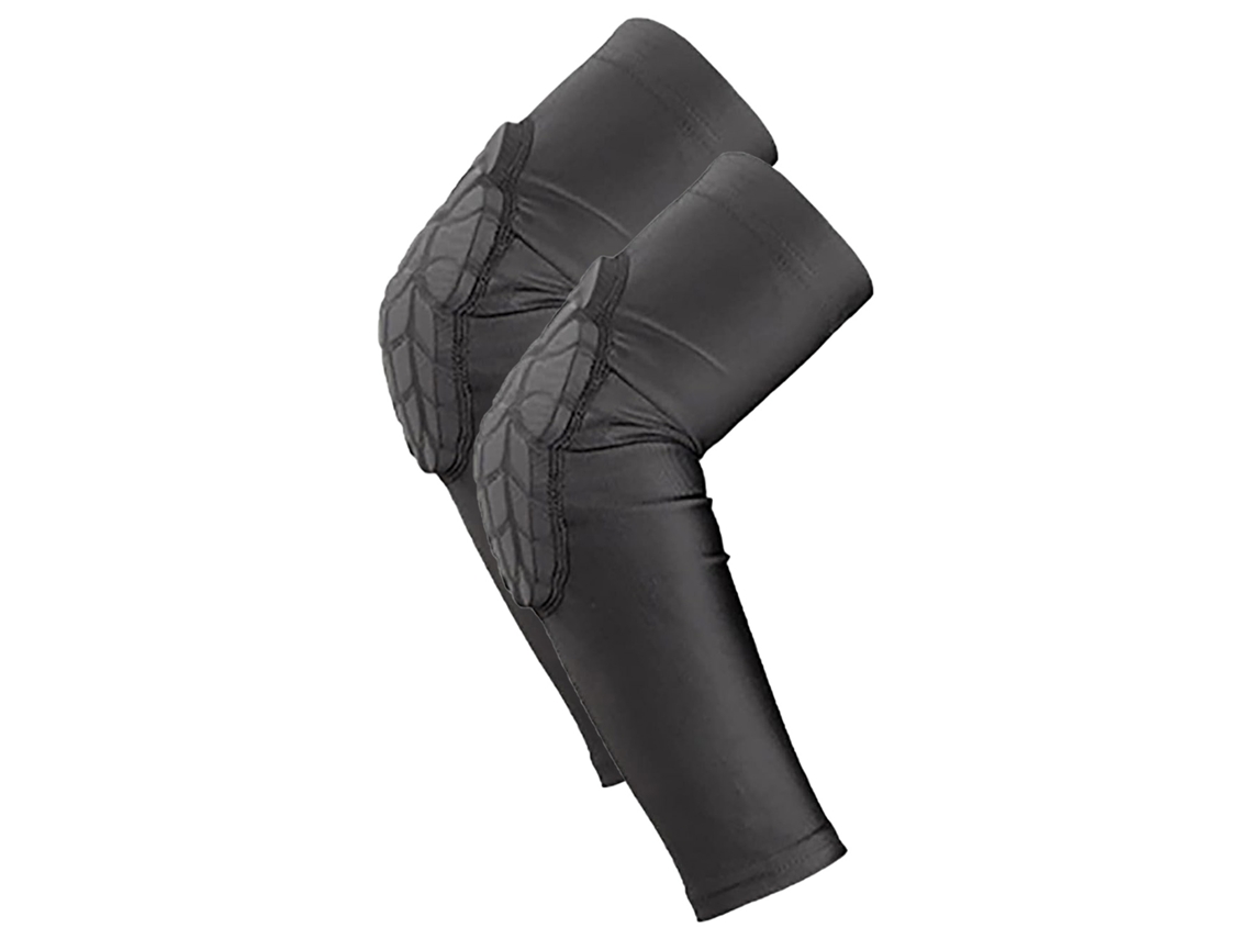 Conjunto de 2 Joelheiras e Cotoveleiras de Compressão Desportivas para Crianças de 5 a 8 Anos, Beisebol, Futebol Americano AQUAFORGE