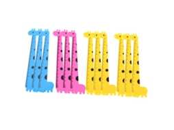 Conjunto De Réguas Nuobesty Com 36 Peças, Estampa De Girafa, Para