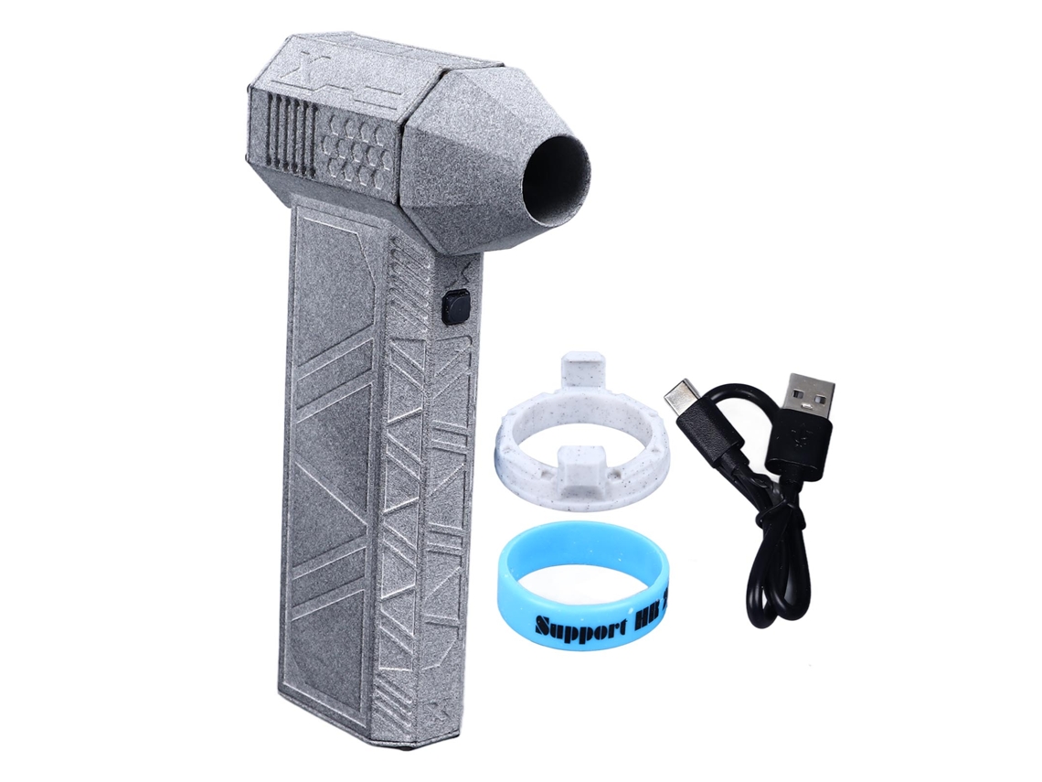 Soprador Mini Jet Dry Portátil 130000 Rpm Cinza