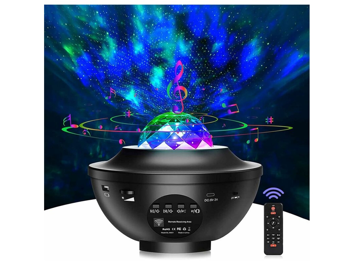 Projetor de Céu Estrelado Led com Controle Remoto AQUAFORGE