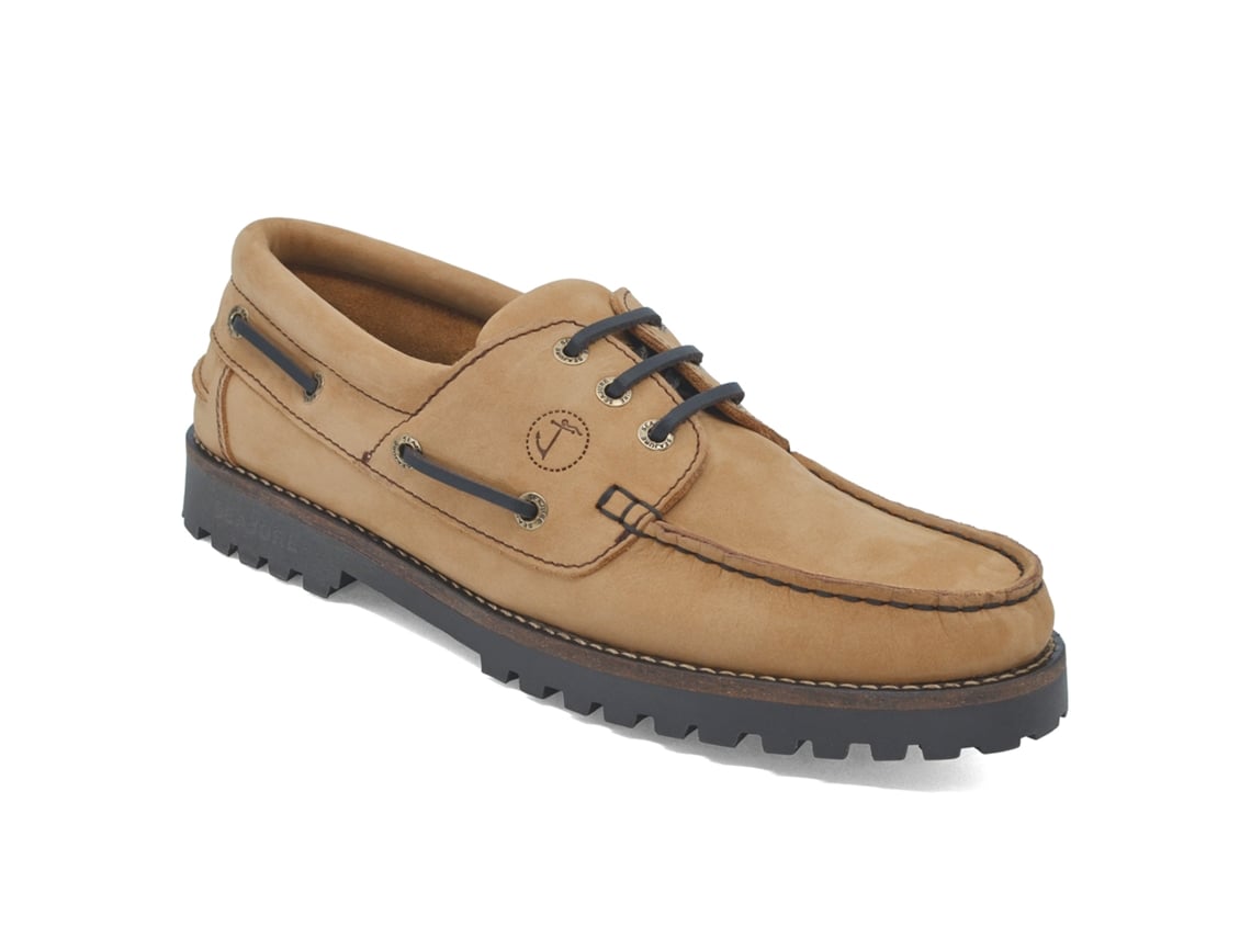 Sapatos de Vela SEAJURE Lamu Couro Homem (46 Camel)