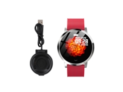 Pulseira inteligente YX 9 com monitor de frequência cardíaca, pressão arterial, tela colorida, à prova d'água, EOOCOO