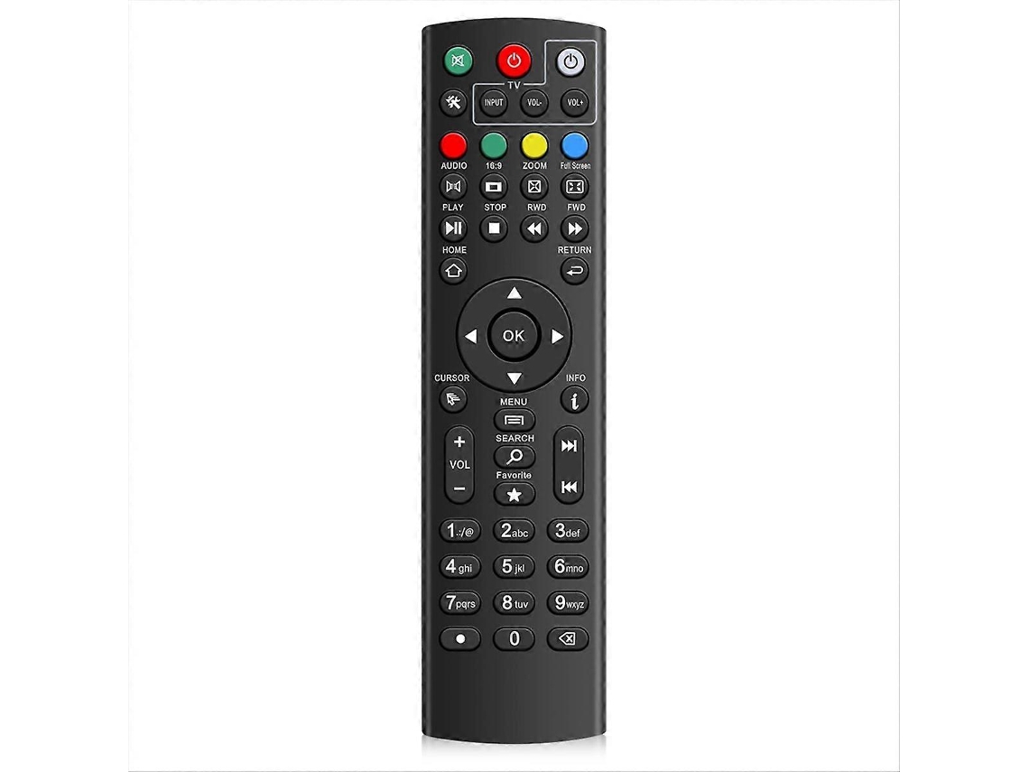 Controle Remoto Universal Para Super Box S1, S2, S3, S4, S5, S6, Octastream Q1, Elite Ii, Max Iv, Elite Max E Magabox.