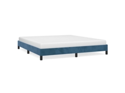 Bed Frame, Bed Frames Vidaxl Azul Veludo (180 X 200 Cm)