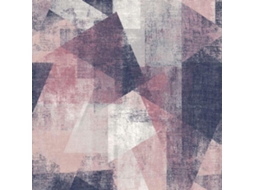 Papel De Parede Holandês Em Perspectiva Rosa E Roxo