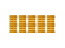 50pcs Resistor Termistor De Filme Fino Mf55 B3950 Isolado 103f 10k Para Rede De Comunicação