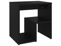 Bed Cabinet, Bed Cabinets Vidaxl Preto Madeira Processada (n/a)