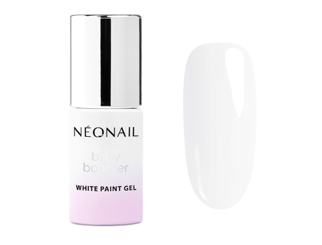 Tinta em gel branca profissional para unhas Baby Boomer, 6,5 ml Neonail