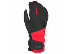 LEVEL Luvas Legacy Vermelho,Preto S Homem
