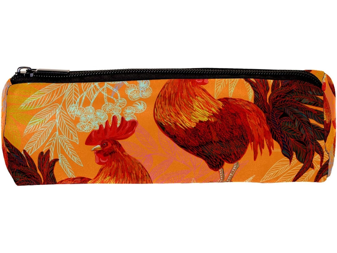 Porta-lápis colorido, organizador de mesa, item essencial para escola e escrivaninha.