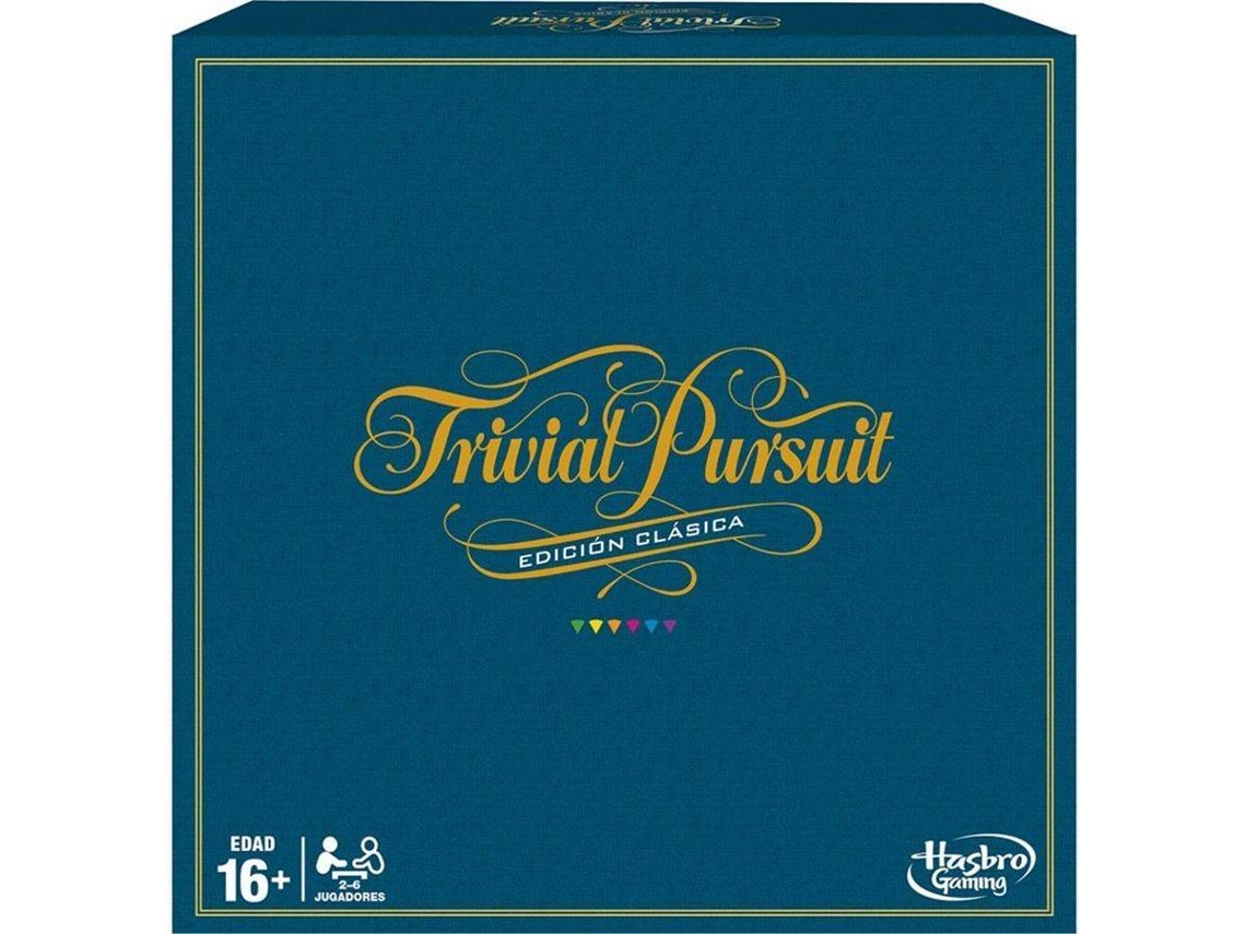 Jogo De Tabuleiro - HASBRO - Trivial Pursuit - Edição Clássica - Multicolorido - Espanhol