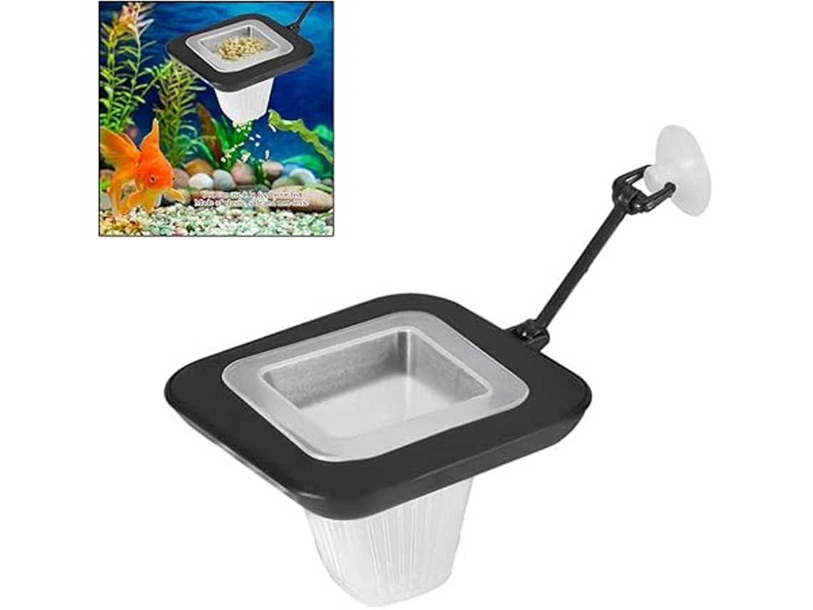 Anel de Alimentação para Aquários, Peneira de Plástico com Ventosas, Vermes Vermelhos Adequados, Ergonômico, Uso Diário STELASPLEN