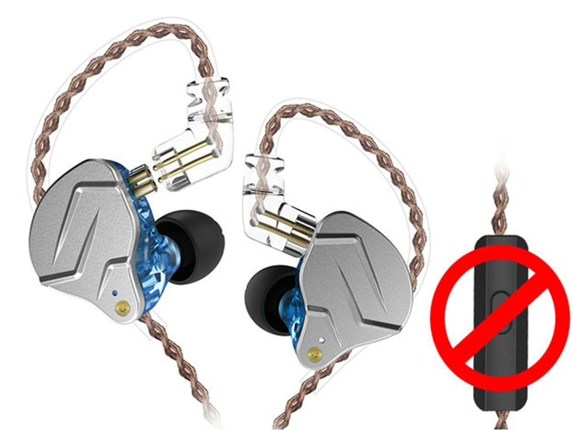 Auriculares SZSMART KZ Zsn Pro 1Ba 1Dd SZSMART KZ Zstx Zsx Zs10