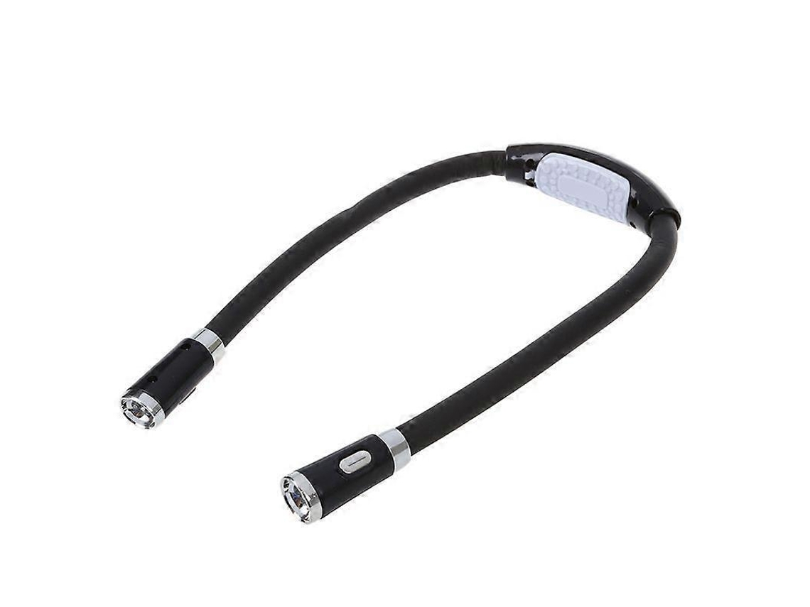 Omni luz de Leitura para Pescoço, Luz Led Portátil Sem Fio, Ideal para Leitura, Artesanato e Reparações, Cor Preta