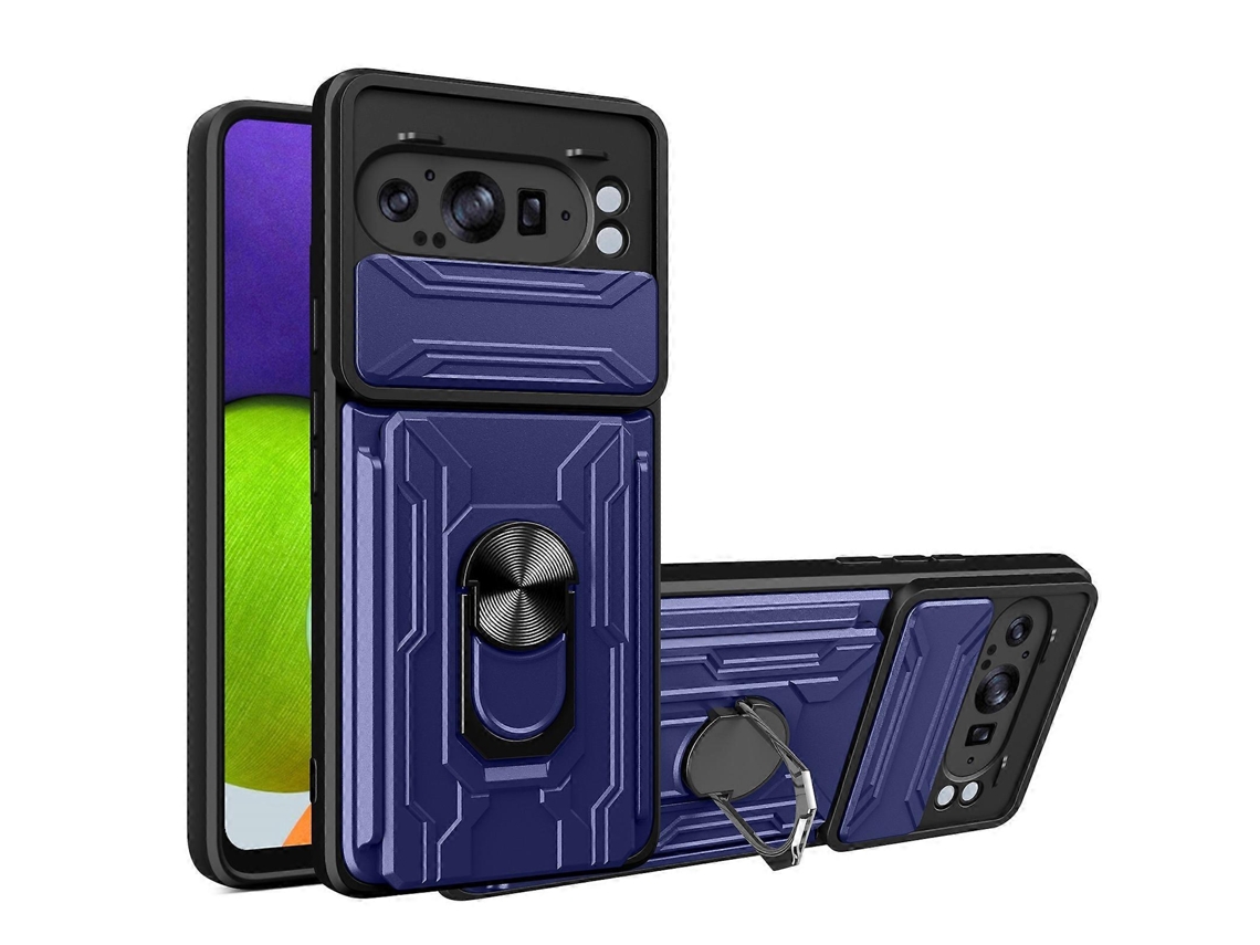 Capa De Celular Deslizante Camshield Tpupc Com Compartimento Para Cartão