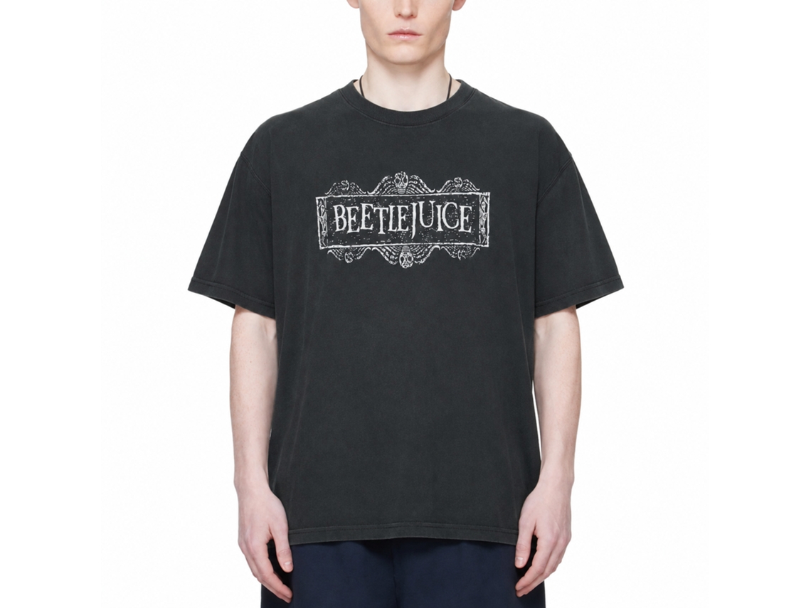 Rockinstone Beetlejuice Logo Black T-shirt Size:s