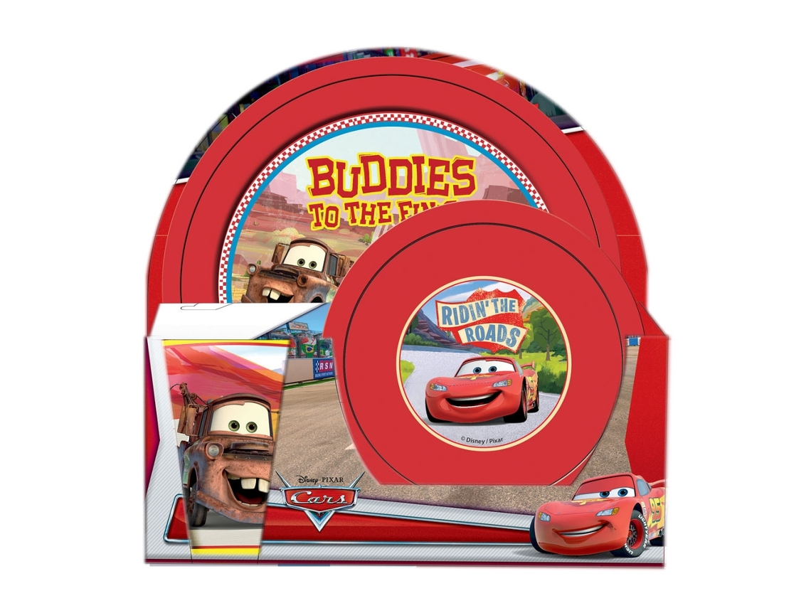 Set Pratos + Copo Cars
