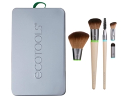Conjunto de Pincéis ECOTOOLS Daily Essentials 5 cabeças intercambiáveis